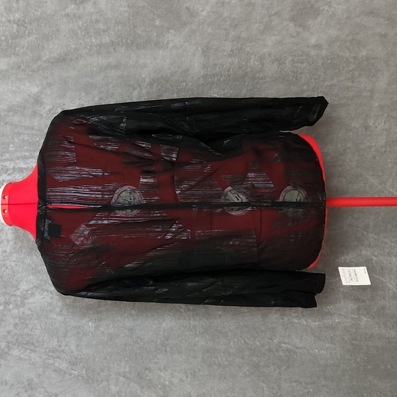 NWT NORDSTROM Trouve womens black sheer long sleeved blouse size M - Picture 3 of 10